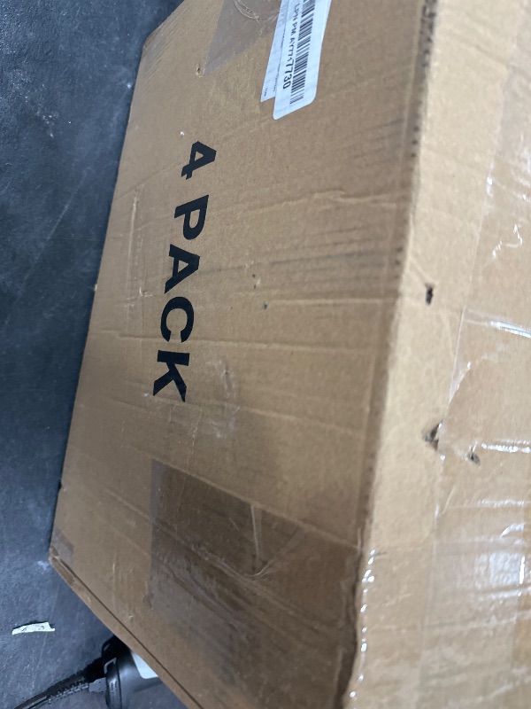 Photo 1 of 4 Tier Plastic Storage Bins with Lid 23QT, Stackable Storage Containers with Wheels, Folding Storage Boxes, Stackable Storage Bins, Closet Organizers and Storage for Living Room,Office,Dorm