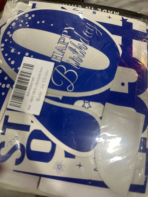 Photo 1 of LINAYE 70th Birthday Decorations for Men - Blue and Silver Honeycomb Centerpieces for 70 Year Old Birthday Party 70th Birthday Centerpieces for Table Seventy Birthday Vintage Decorations Decor