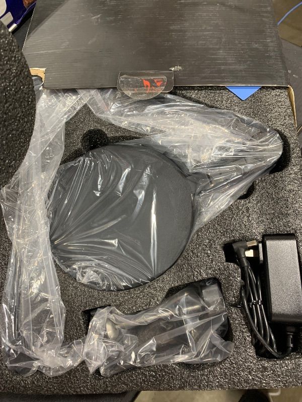 Photo 1 of LUME CUBE Edge Light 2.0 LED Black Desk Lamp | Dimmable Home Office Desk Light with USB Charging Port & Strong Swing Arm | Adjustable Color Temperature and Brightness | Circle Webcam Light