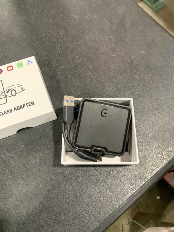 Photo 1 of Wireless CarPlay Adapter, 2024 Upgrade Support Netflix/YouTube/TF Card Plug & Play Dongle with Apple Car Play Wireless Adapter Android Auto Wireless Adapter for Cars from 2015&iPhone iOS10+