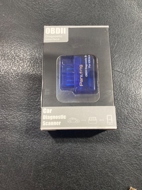 Photo 1 of Panlong OBD2 Scanner Bluetooth for iPhone iOS Android OBDII Car Diagnostic Scan Tool Engine Fault Code Reader