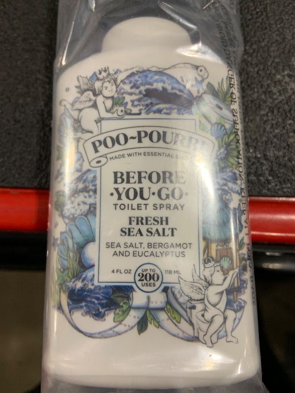 Photo 2 of Poo-Pourri Before-You-Go Toilet Spray, Fresh Sea Salt, 4 Fl Oz - Sea Salt, Bergamot and Eucalyptus