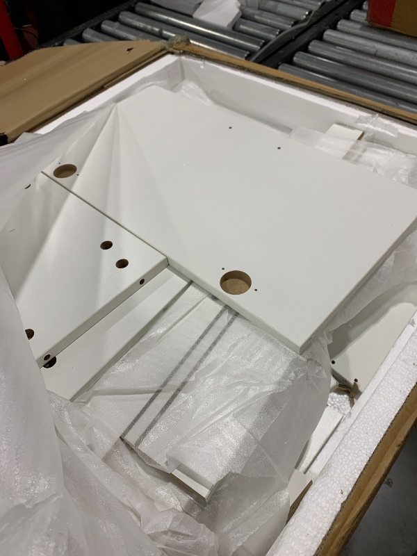 Photo 1 of Pamapic 9 Storage Spaces Vanity Desk with Golden Handles, 2 Drawers and Cabinet Door Upgraded Silent Slides Vanity Mirror with Lights, 3 Lighting Modes Makeup Vanity with Storage Stool for Bedroom