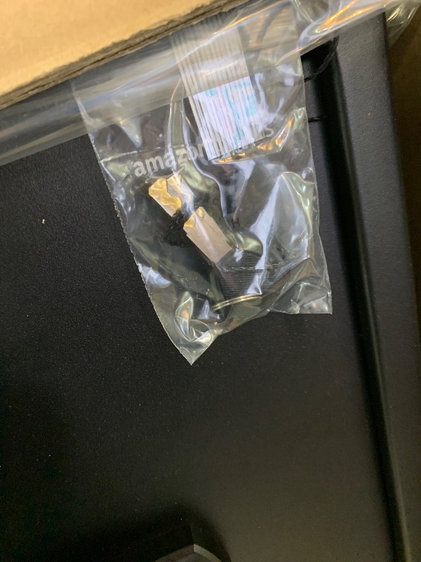 Photo 1 of Amazon Basics Small Safe For Home, Steel Security, Electronic, Programmable Keypad Lock Box, 1.8 Cubic Feet, Black