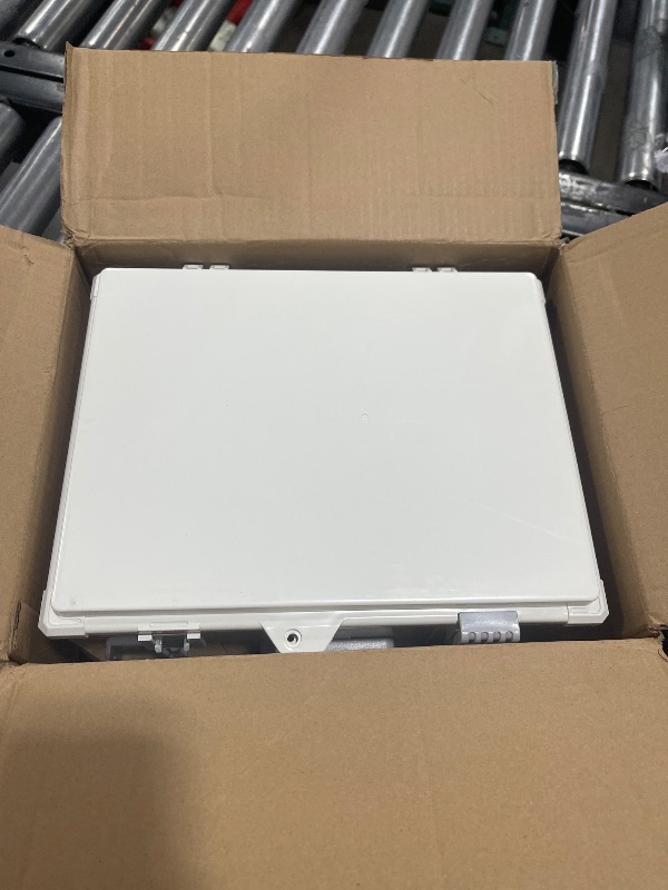 Photo 1 of CQENPR Outdoor Waterproof Electrical Junction Box, ABS Water Resistant Enclosure with Internal Mounting Panel & Hinged Cover (13" H* 9.2" L* 5.6" W)