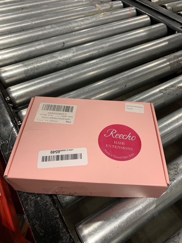 Photo 1 of REECHO Real Human Hair Topper, 10 inch Women Hair Toppers for Thinning Hair, 100 Percent Human Hair Large Coverage Natural Hairpiece Wiglet, Butterfly Base 5"x4.8", Light Grey