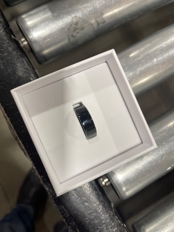 Photo 1 of HitTopss Smart Ring, Fitness Tracking Smart Ring with Calories/Heart Rate/Blood Oxygen/Sleep Monitoring, IP68 Waterproof, No APP Subscription (Black, 9#)