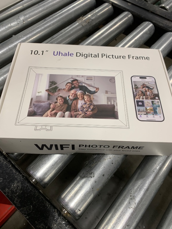 Photo 3 of 10.1 Inch Uhale WiFi Digital Picture Frame with 32GB Storage and 1280 * 800 IPS Touch Screen Easy Setup to Share Photo Video via Free APP, for Christmas