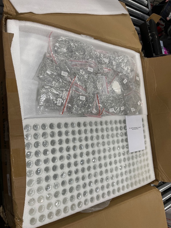 Photo 1 of APBEAM Modern Large Crystal Chandelier for High Ceilings, Raindrop Round Large Foyer Chandelier, Luxury Flush Mount Ceiling Light Fixture for Stairse Entryway Living Room Dia 32" x H 96"-12 Lights