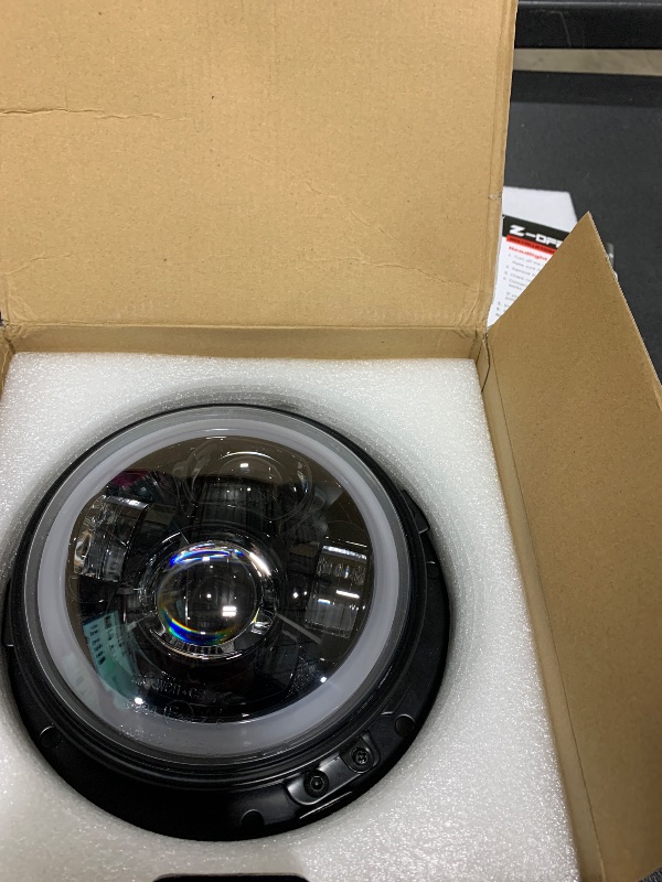 Photo 1 of Z-OFFROAD Upgrade 7 Inch Motorcycle LED Headlight w/DRL White Halo DOT Kit Compatible with Harley Davidson Street Glide Road King Special Electra Glide Ultra Classic Fat Boy Heritage Softail