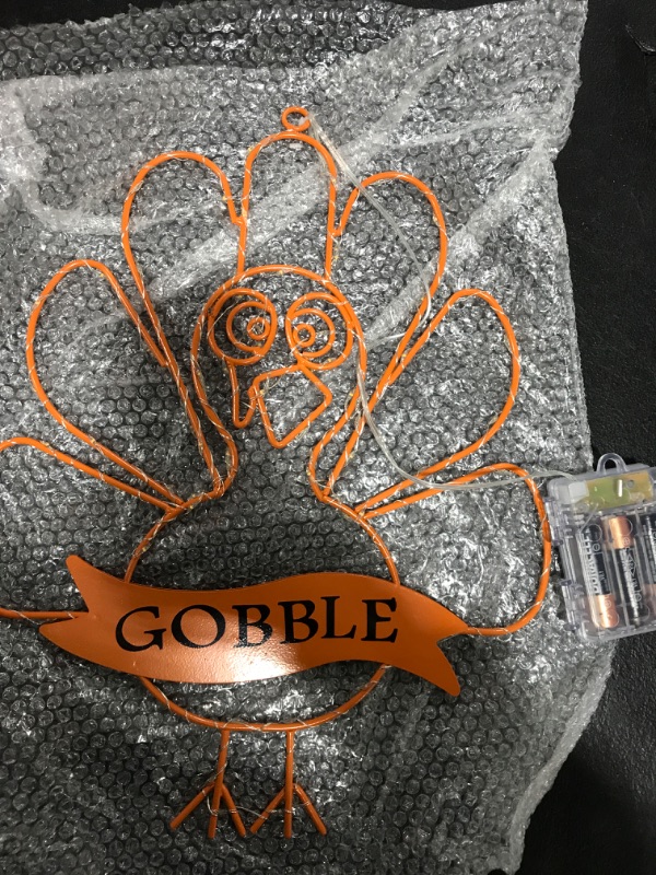 Photo 2 of [Timer & 8 Modes] Thanksgiving Turkey Decorations Window Lights, Thanksgiving Window Decorations Silhouette Lights Orange Battery Operated Lights for Home Living Room Indoor Thanksgiving Party Decor 
