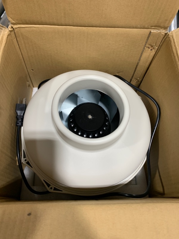 Photo 1 of MIDCVFRUN 6 inch 420 CFM Radon Mitigation System Inline Duct Fan, IP67 Waterproof Electric Exhaust Fan for Indoor Outdoor, Energy Efficient Duct Fan Ventilation Equipment
