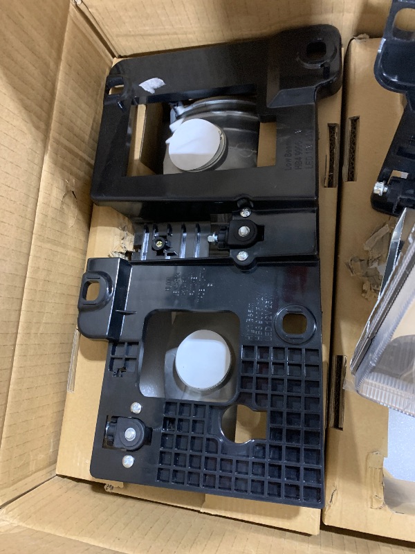 Photo 1 of Auto Dynasty Headlights Assembly Bumper Corner Lamps Compatible with Chevy C10 Silverado Tahoe Suburban C/K 1500 2500 3500 Blazer 1994 1995 1996 1997 1998, Driver and Passenger Side, Black Housing