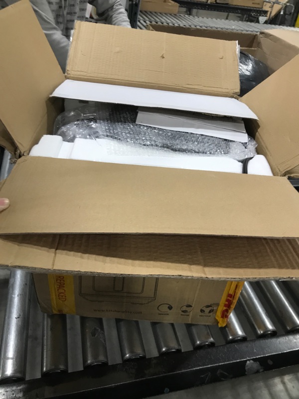 Photo 1 of Kitchen Elite Air Fryer Stainless Steel with View Window, XL 8.5QT Large Airfryer, 8-in-1 Digital Control, 400°F Temp Controls, Nonstick Dishwasher-Safe, Space-Saving, Roast, Broil, 1500W