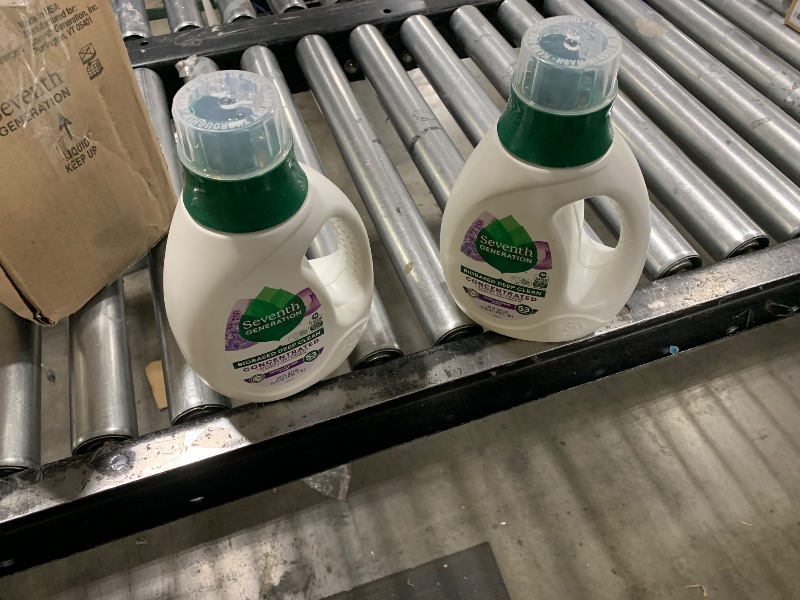 Photo 1 of Seventh Generation Concentrated Laundry Detergent, Fresh Lavender scent, 40 oz, Pack of 2 (106 Loads)