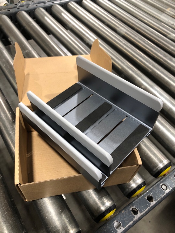 Photo 1 of Elestoria Adjustable Laptop Stand - Fits 5 Devices, Modern Design, Tool Free Adjustment, Protective & Stable | Grey