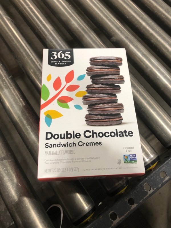 Photo 2 of 365 by Whole Foods Market Double Chocolate Sandwich Cremes, 20 Ounce
best by 12/11/24