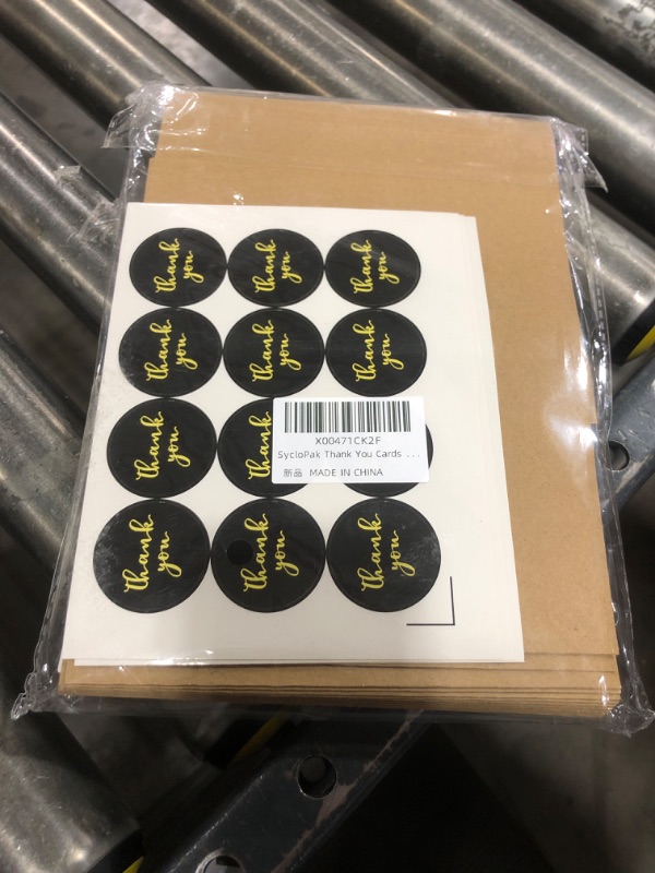 Photo 1 of Thank You Cards with Envelopes, 32 Pack Thank You Cards, Wedding Thank You Cards with Envelopes, Thank You Note with Kraft Envelopes and Stickers for Teachers, Business, Baby Shower, Small Business