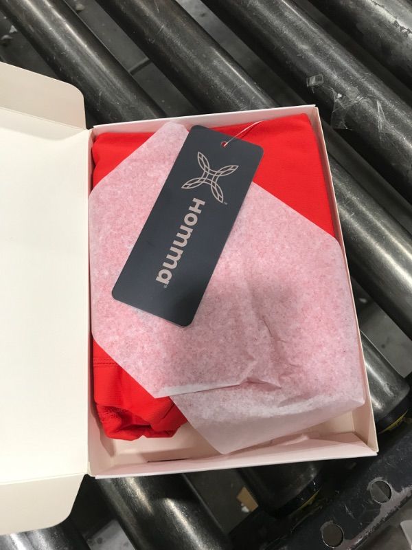 Photo 1 of Homma High Wasit Tummy Control Workout Compression Yoga Pants Postpartum Compression Leggings Red S