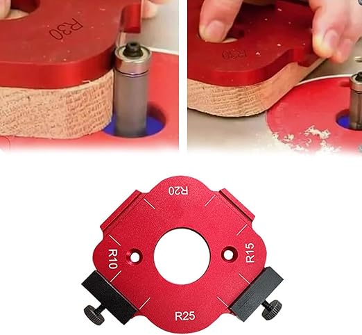 Template Cutter Router Bit Radius Jig Router Template, Corner Routing Template Quick Jig Router ...
