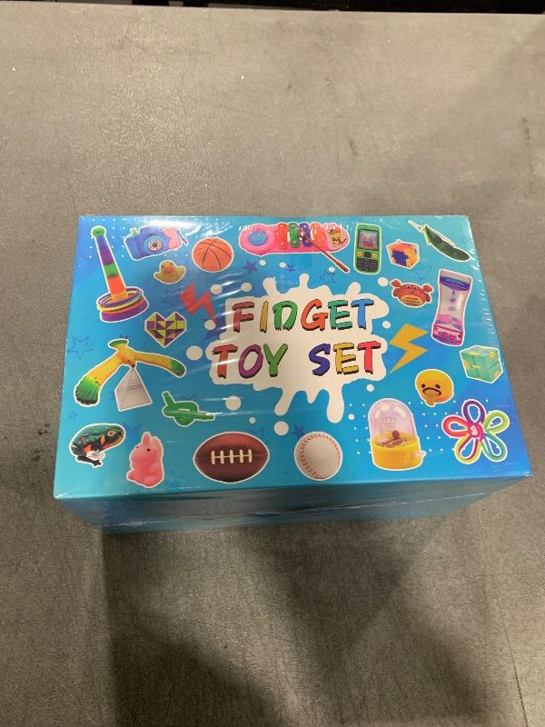 Photo 2 of 125 Pack Fidget Toys Assortment for Kids 4-8-12,Stress&Anxiety Relief Toys for Party Favors,Treasure Box Fillers,Classroom Prizes Rewards,Carnival,Pinata Stuffers