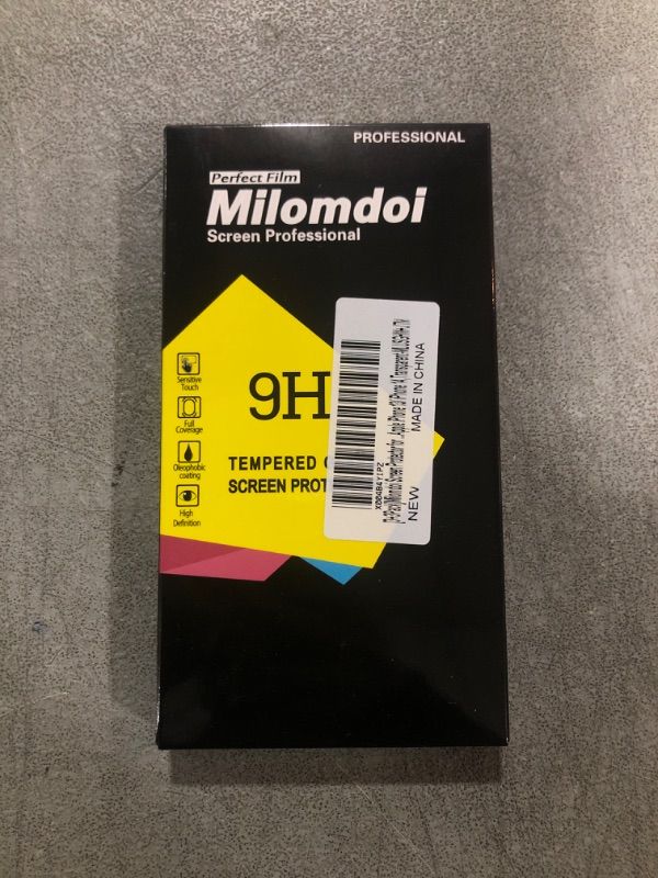 Photo 1 of Milomdoi 3 Pack Screen Protector for Apple iPhone 13/ iPhone 14 with 3 Pack Tempered Glass Camera Lens Protector, Ultra 9H Accessories, Case Friendly, Mounting Frame, 2.5D Curved, Transparent