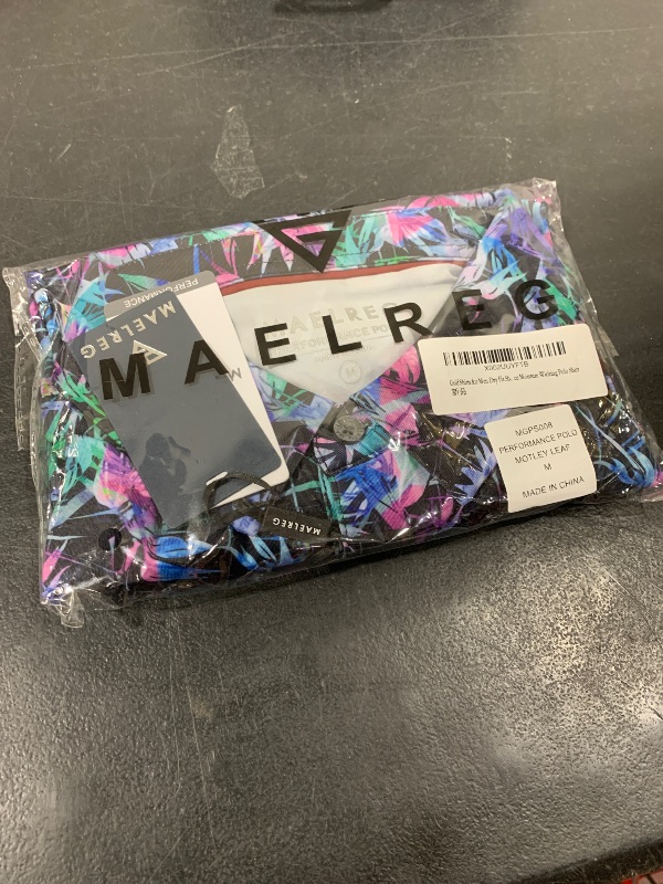 Golf Shirts for Men Dry Fit Short Sleeve Print Performance Moisture