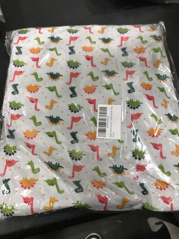 Photo 1 of Water Table Cover for Step2 Rain Showers Splash Pond Water Table Dinosaur Pattern Outdoor Kids Sand and Water Table Toy Covers Waterproof Dust Proof Anti-UV with Storage Bag
