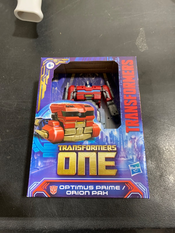 Photo 1 of Transformers One Prime Changer Optimus Prime (Orion Pax) 5-Inch Robot Action Figure, Interactive Toys for Boys and Girls Ages 6 and Up