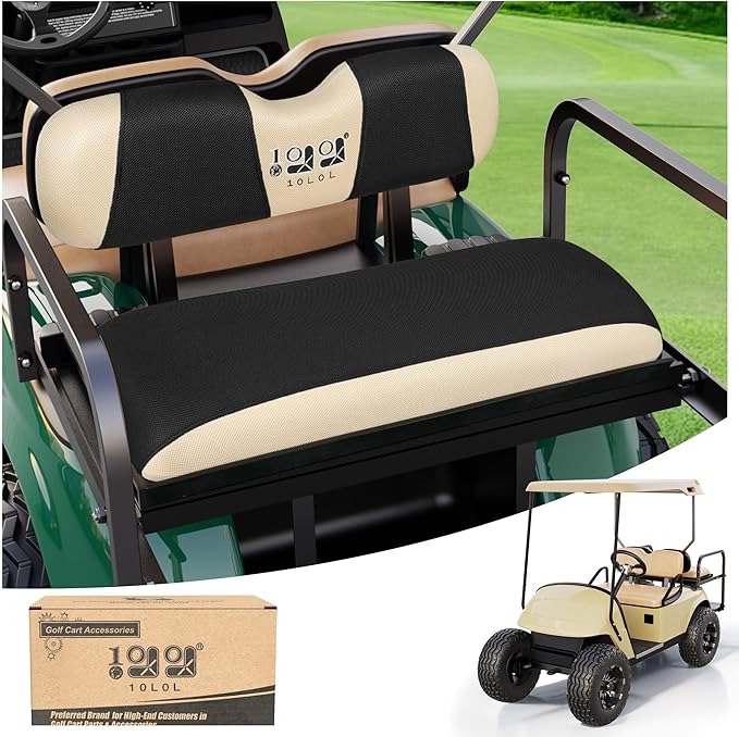 Photo 1 of 10L0L Universal Golf Cart Rear Seat Cover Dress UP Older Golf Cart Durable Breathable Material Fit Like a Glove for Yamaha EZGO and Club Car, Easy to Install