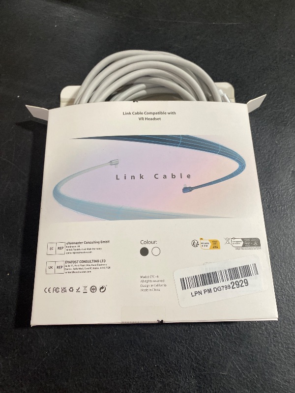 Photo 1 of Amavasion Link Cable 20FT Compatible with Oculus/Meta Quest 2/3/3S Accessories and PC/Steam VR,High Speed PC Data Transfer USB 3.0 to USB C Cable for VR Headset and Gaming PC(White 20FT)