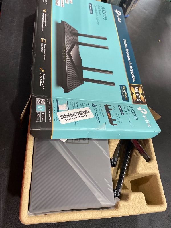 Photo 1 of TP-Link Archer AX55 AX3000 Gigabit Wi-Fi 6 Router