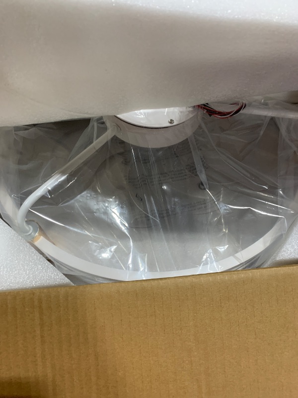 Photo 1 of SUKACI Ceiling Fan with LED Light: Flush Mount Low Profile Ceiling Fans - 20 inch Adjustable Modern Bladeless Dimmable Lights with Remote Control for Bedroom Living Room Kitchen