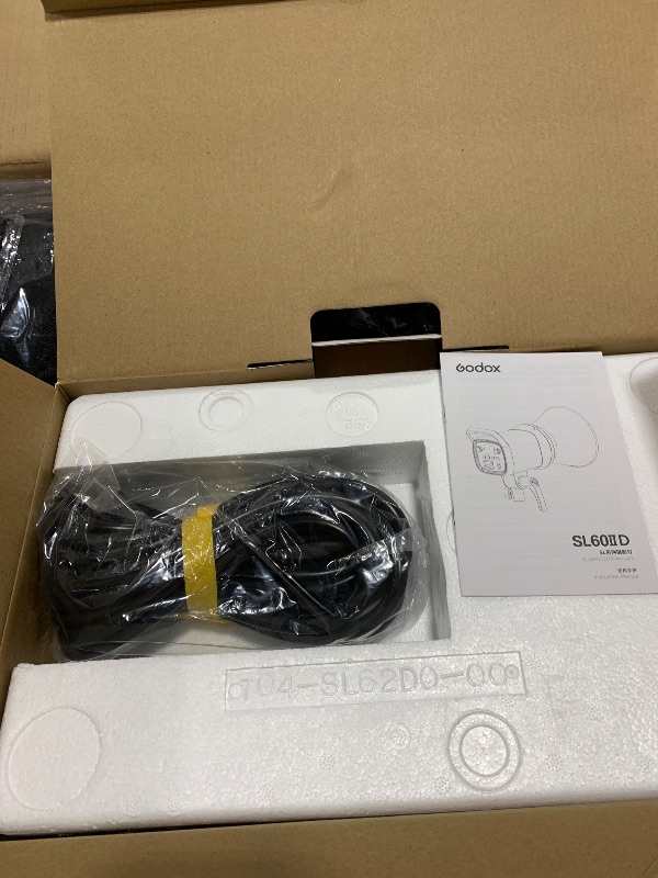 Photo 1 of Godox SL60II-D LED Video Light Kit 2Pack Continuous Light Set, Square Grid Softbox,Light Stand, Remote Control & Honeycomb Grid for Studio Video Recording, Filming, Podcast (2PCS)