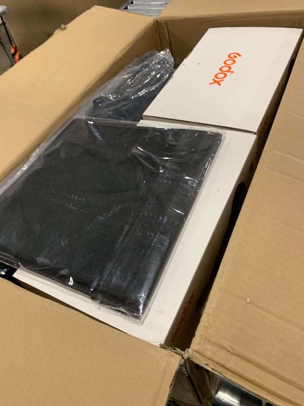 Photo 1 of Godox SL60II-D LED Video Light Kit 2Pack Continuous Light Set, Square Grid Softbox,Light Stand, Remote Control & Honeycomb Grid for Studio Video Recording, Filming, Podcast (2PCS)