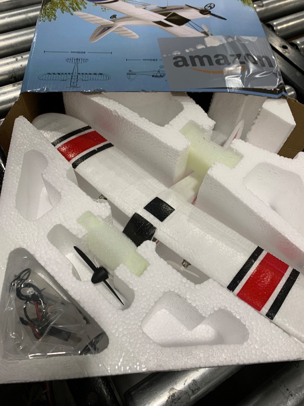 Photo 1 of VOLANTEXRC RC Plane 2 Channel Trainer Airplane Sport Cub Remote Control Aircraft Toys Ready to Fly with Gyro Easy to Fly & 2.4GHz Radio Controlled for Kids & Beginner (762-2 Red)