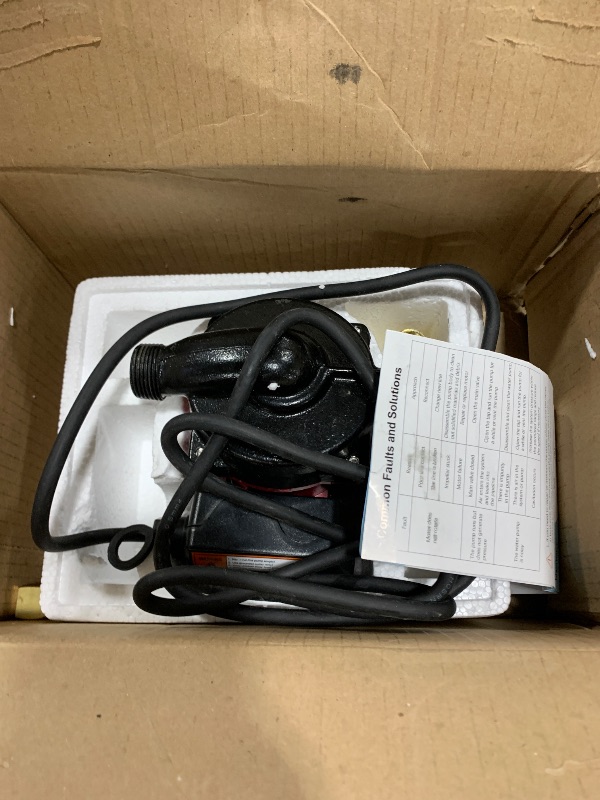 Photo 1 of ZeroPone Recirculating Pump, 93W Water Circulator Circulating Pump NPT 3/4" w/NPT 1/2" Adapter, 15-6C 3-speed Control Recirculation for Electric Water Heater System