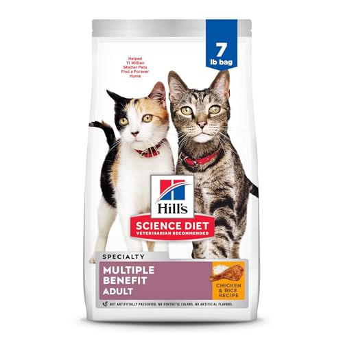 Photo 1 of ***(Best Before: December 2025) NONREFUNDABLE*** Hill's Science Diet Multi-Benefit, Adult 1-6, Multiple Benefit, Dry Cat Food, Chicken Recipe, 7 lb Bag