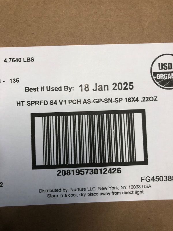 Photo 2 of ***(Best By: January 18th, 2025 )NONREFUNDABLE*** Happy Tot Organics Stage 4 Baby Food Pouches, Gluten Free, Vegan Snack, SuperFoods Fruit & Veggie Puree & Chia Variety Pack, 4.22 Ounce (Pack of 16) Variety Pack