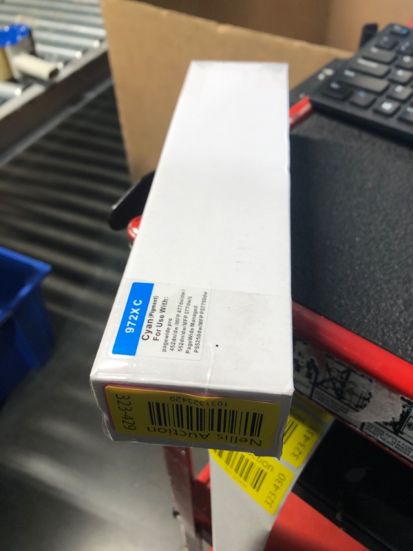 Photo 1 of *** FACTORY SEALED****** NONREFUNABLE***HP 972A | PageWide Cartridge | Cyan | Works with HP PageWide Pro 452 Series, 477 Series, 552dw, 577 Series | L0R86AN