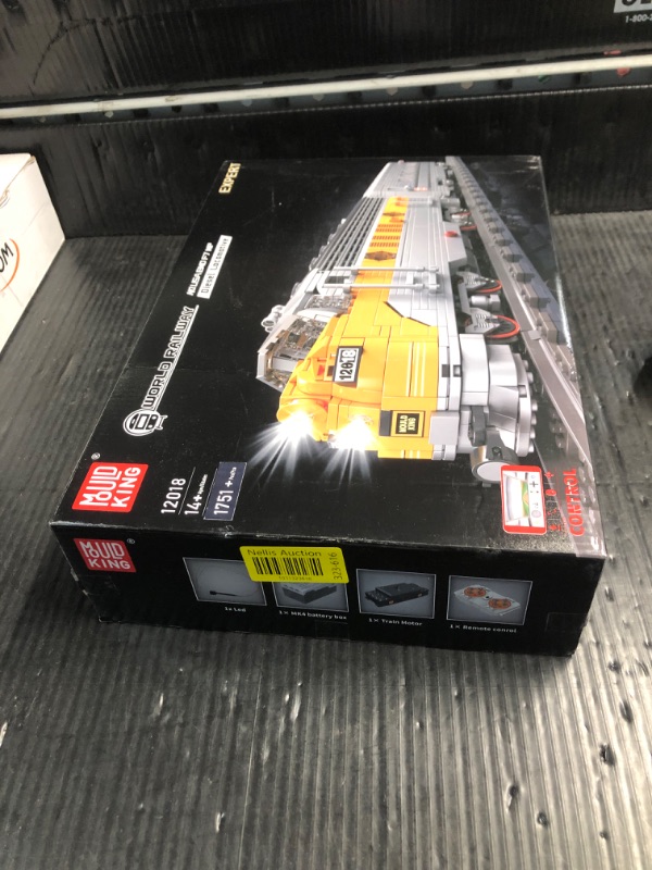 Photo 2 of *** FACTORY SEALED***Mould King 12018 Train Building Blocks Sets, Remote/App Control EMD F7 Internal Combustion Locomotive Model Kits, Scale Model with Train Tracks for Adults Kids Children Boys Girls (1541 PCS)