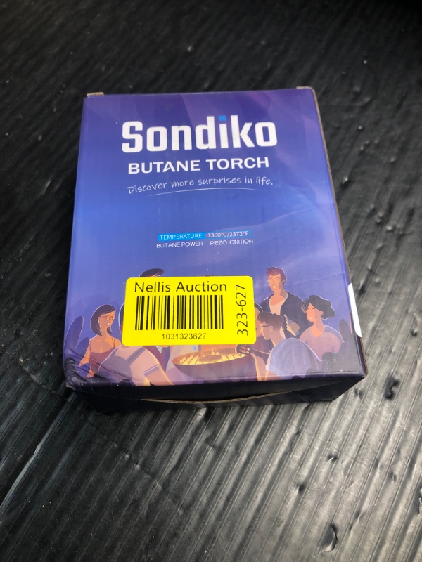 Photo 2 of *** FACTORY SEALED***Sondiko Butane Torch S400, Refillable Kitchen Torch Lighter, Fit All Butane Tanks Blow Torch with Safety Lock and Adjustable Flame for Desserts, Creme Brulee, and Baking Butane Gas Is Not Included