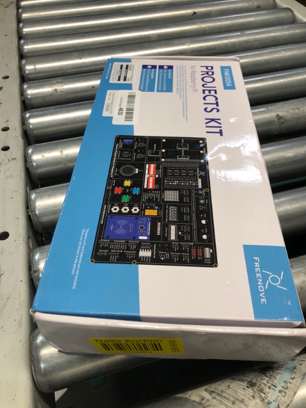 Photo 1 of Freenove Projects Kit for Raspberry Pi 5 4 B 3 B+ 400, Python C Java Scratch Code, 607-Page Detailed Tutorial, 102 Projects, Simple Wiring (Raspberry Pi NOT Included)