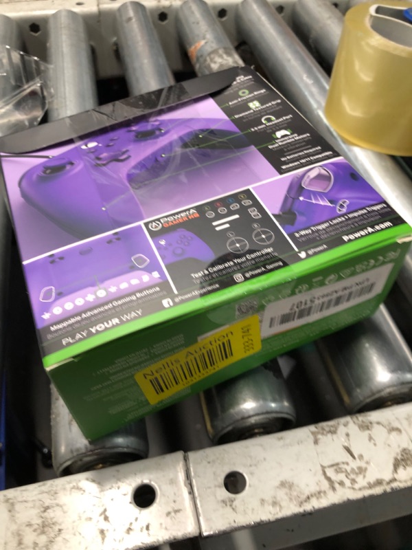 Photo 1 of PowerA Advantage Wired Controller for Xbox Series X|S - Royal Purple, Xbox Controller with Detachable 10ft USB-C Cable, Mappable Buttons, Trigger Locks and Rumble Motors, Officially Licensed for Xbox