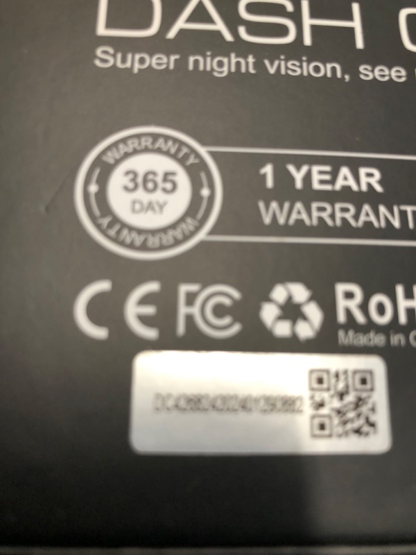 Photo 2 of *USED BROKEN PIECE*NOT TESTED*OMBAR Dash Cam Front and Rear 4K/2K/1080P+1080P 5G WiFi GPS, Dash Camera for Cars with 64G SD Card, Dual Dash Cam with WDR Night Vision, 24h Parking Mode,170°Wide, G-Sensor, Loop Recording, APP