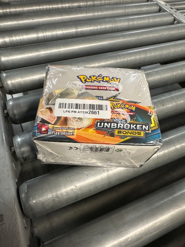 Photo 7 of ***NON REFUNDABLE/ SLIGHT TEARS IN PLASTIC- NOT ENOUGH TO EXPOSE CARDS**FACTORY SEALED***Pokemon TCG: Sun and Moon Unbroken Bonds Sealed Booster Box