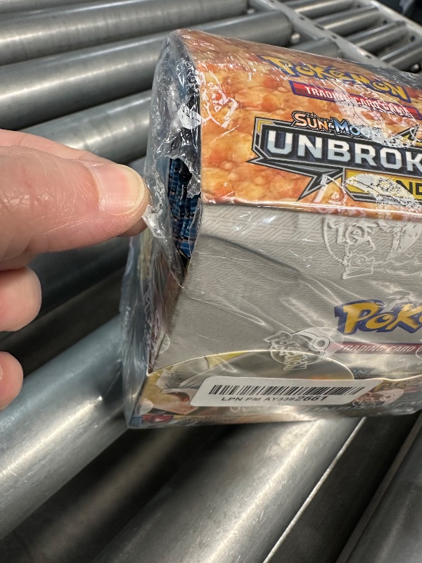 Photo 5 of ***NON REFUNDABLE/ SLIGHT TEARS IN PLASTIC- NOT ENOUGH TO EXPOSE CARDS**FACTORY SEALED***Pokemon TCG: Sun and Moon Unbroken Bonds Sealed Booster Box