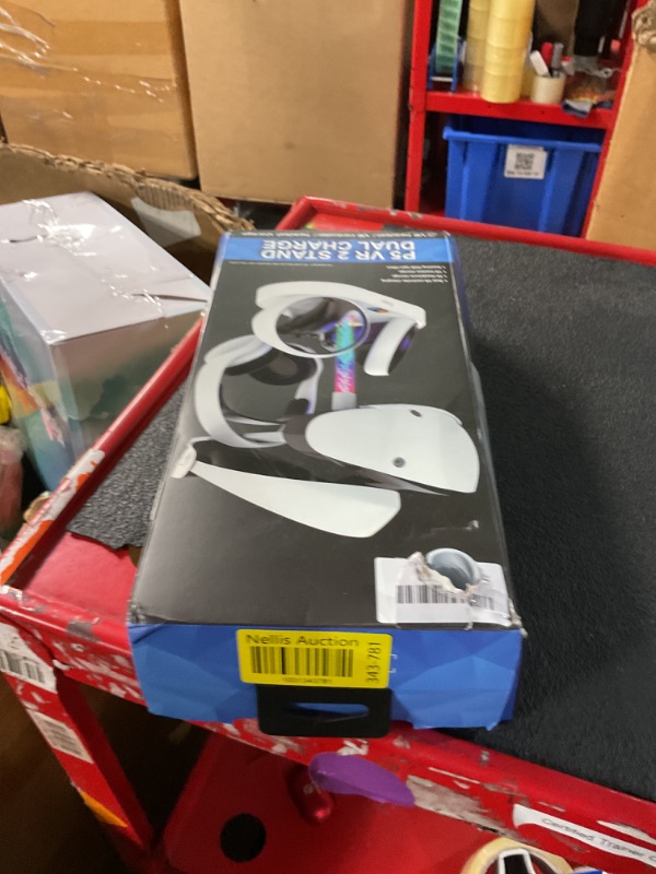 Photo 1 of Charging Station for PS VR2 with RGB Light, GORIXER Vertical Charging Stand Dock Support for PSVR2 Headset Display Accessories for PlayStation VR2 with 4 Type-C Magnetic Adapters for Sense Controller