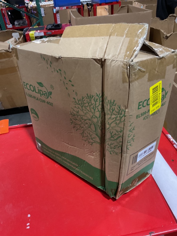 Photo 1 of ECOLipak 500 Count Compostable Paper Cups, 4 oz Paper Espresso Coffee Cups with PLA Lined, Disposable Eco-friendly Biodegradable Hot Paper Cups for Party, Picnic,Travel,and Events