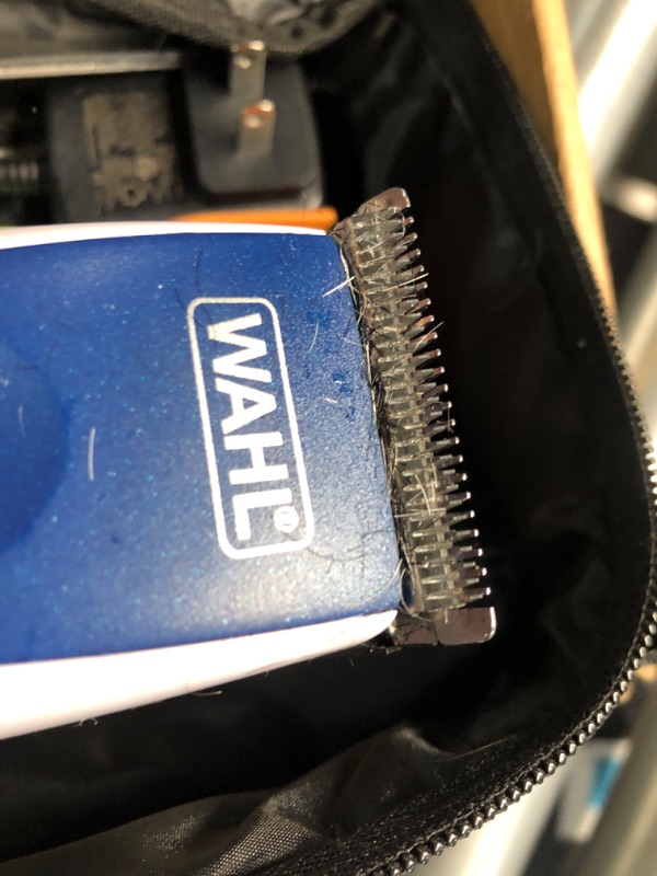 Photo 4 of ***(USED)***
Wahl Color Pro Cordless Rechargeable Hair Clipper & Trimmer – Easy Color-Coded Guide Combs - for Men, Women, & Children – Model 9649P White/Blue 1 Count (Pack of 1)